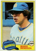1981 Topps #76 Mario Mendoza Baseball Card