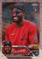 2023 Topps Chrome Logofractor Edition #79 Michael Harris II SP Baseball Card