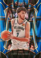 2023 Panini Select #360 Chet Holmgren Blue Tectonic Basketball Card