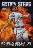 2023 Topps Chrome Update Action Stars #ASC5 Ronald Acuna Jr. Baseball Card