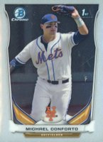 2014 Bowman Draft Picks #CDP7 Michael Conforto Chrome Baseball Card