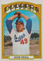 1972 Topps #322 Jose Pena Baseball Card