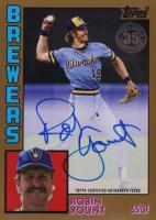 2019 Topps 1984 Topps Baseball Autographs #RY Robin Yount Gold Baseball Card