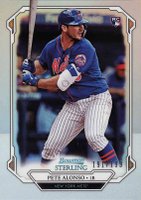 2019 Bowman Sterling #BSR61 Pete Alonso Refractor Baseball Card