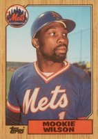 1987 Topps Tiffany #625 Mookie Wilson Baseball Card