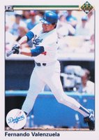1990 Upper Deck #445 Fernando Valenzuela Baseball Card