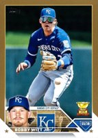 2023 Topps #7 Bobby Witt Jr. Gold Baseball Card