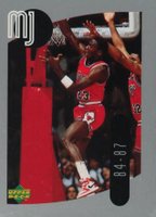 1998 Upper Deck International MJ Stickers #9 Michael Jordan Basketball Card