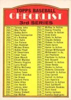 1972 O-Pee-Chee #251 Checklist 264-394 Large Print on Front Baseball Card
