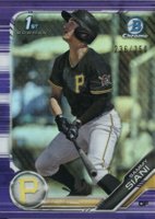 2019 Bowman Draft #BDC19 Sammy Siani Chrome-Purple Refractor Baseball Card