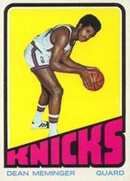 1972 Topps #88 Dean Meminger Basketball Card