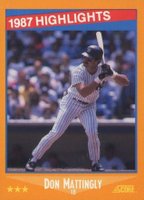 1988 Score #658 Don Mattingly Highlights Baseball Card