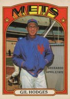 1972 O-Pee-Chee #465 Gil Hodges Mention of his death Baseball Card