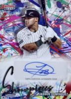 2024 Bowman's Best Bowman Showpieces Autographs #BSAJD Jasson Dominguez Baseball Card