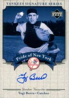 2003 Upper Deck Yankees Signature Series Pride of NY Autograph #PN-YB Yogi Berra Baseball Card