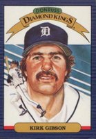 1986 Donruss #1 Kirk Gibson Diamond Kings Baseball Card