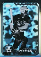 2024 Topps Chrome #4 Freddie Freeman Negative Refractor Baseball Card