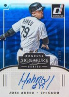 2016 Donruss Signature Series #SGSJU Jose Abreu Blue Baseball Card