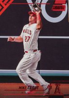 2022 Topps Stadium Club #200 Mike Trout Red Foil Baseball Card