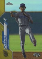 2020 Topps Pro Debut #PDC192 CJ Abrams Chrome-Gold Refractor Baseball Card