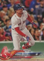 2018 Topps #140 Mookie Betts Running Baseball Card