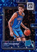 2022 Panini Donruss Optic #208 Chet Holmgren Fast Break Blue Basketball Card