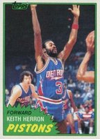 1981 Topps #81 Keith Herron Mid-West Basketball Card