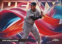 2025 Topps Chrome Helix #HX13 Ted Williams Baseball Card