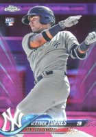 2018 Topps Chrome #31 Gleyber Torres Pink Refractor Baseball Card