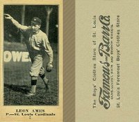 1916 Famous & Barr Co. #5 Leon Ames Baseball Card