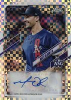 2021 Topps Chrome Update All-Star Game #MO Matt Olson Autograph-X-Fractor Baseball Card