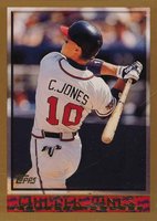 1998 Topps #305 Chipper Jones Baseball Card