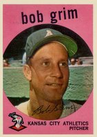 1959 Topps #423 Bob Grim Baseball Card