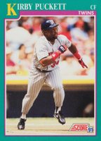 1991 Score #200 Kirby Puckett Baseball Card