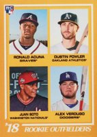 2018 Topps on Demand Inspired By 1978 4-Player Rookies #R3 Alex Verdugo/Dustin Fowler/Juan Soto/Ronald Acuna Baseball Card