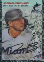 2023 Topps Chrome Platinum Anniversary #112 Jordan Groshans Platinum Toile Cream/Black Refractor Baseball Card