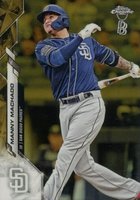 2020 Ben Baller Chrome #76 Manny Machado Gold Refractor Baseball Card