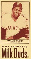 1971 Milk Duds # Willie Mays Hand Cut Baseball Card