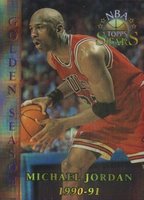 1996 Topps NBA Stars #74 Michael Jordan Finest-Atomic Refractor Basketball Card