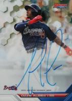 2016 Bowman's Best Best of 2016 Autograph #B16OA Ozzie Albies Refractor Baseball Card