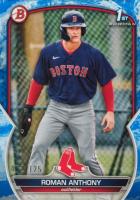 2023 Bowman Paper Prospects #BP71 Roman Anthony Blue Pattern Baseball Card