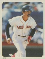 1984 Topps Stickers #219 Dwight Evans Baseball Card