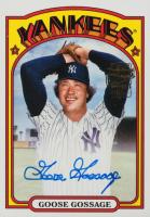 2022 Topps Archives Fan Favorites Autographs #72FFGG Goose Gossage Baseball Card