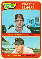 1965 Topps #7 A.L. ERA Leaders Baseball Card
