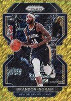2021 Panini Prizm #9 Brandon Ingram Gold Shimmer Basketball Card