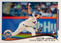 2014 Topps Update #US57 Jacob DeGrom Baseball Card