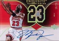 2006 Upper Deck Exquisite Collection Number Pieces Autograph Relic #EN-MJ Michael Jordan Basketball Card