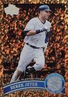 2011 Topps Update #US252 Derek Jeter Cognac Diamond Anniversary Baseball Card