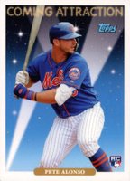 2019 Topps Throwback Thursday #80 Pete Alonso Baseball Card