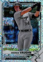 2021 Bowman Chrome Prospects #BCP88 Andrew Vaughn Speckle Refractor Baseball Card